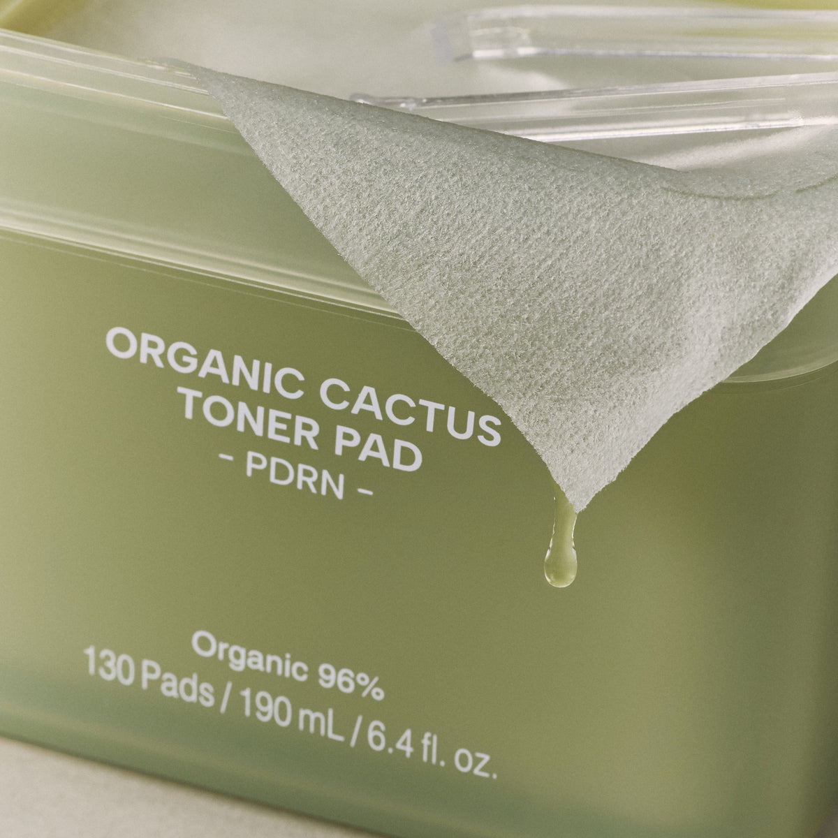 Whamisa - Organic Cactus Moisture Toner Pad - PDRN (130 Pads / 190 ml )