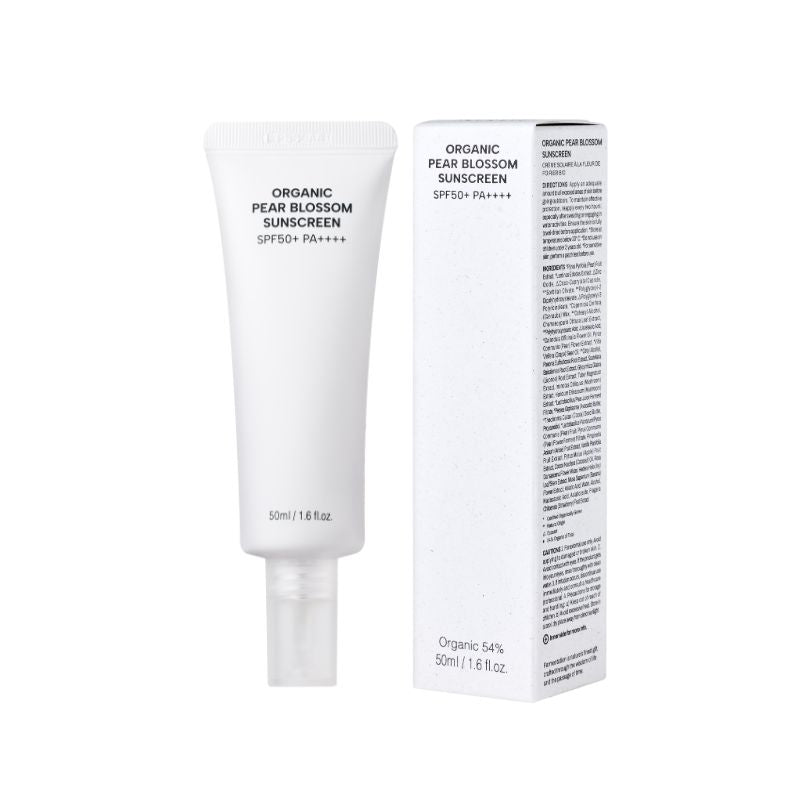 Whamisa Organic Pear Blossom Mineral Sunscreen SPF 50+