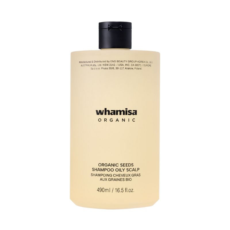 [WHAMISA] - Organic Seeds Oily Scalp Shampoo -490ml