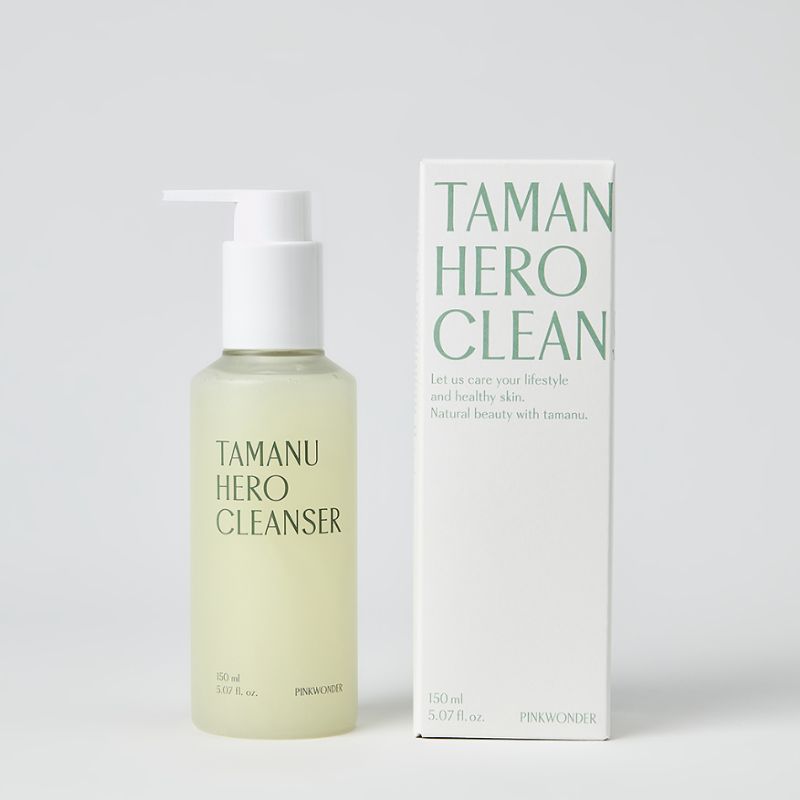 Pink Wonder Tamanu Hero Cleanser | Korean Calming Blemish-prone Face Wash (150ml)