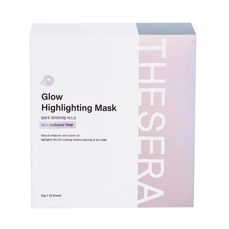 THESERA Glow Highlighting Mask - 25g x 10 Pack