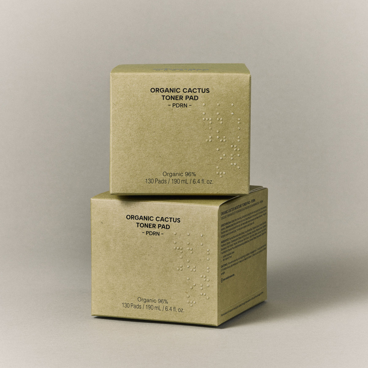 Whamisa - Organic Cactus Moisture Toner Pad - PDRN (130 Pads / 190 ml )