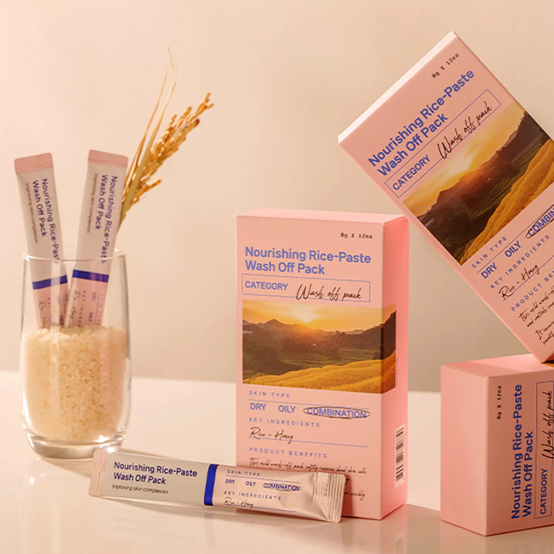 Pong Dang Nourishing Rice-Paste Wash Off Pack 8g x 12 pcs