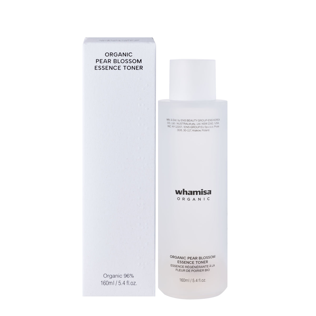 WHAMISA Organic Pear Blossom Essence Toner 160ml